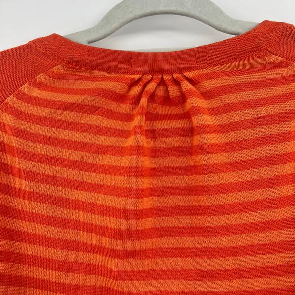 Cutter & Buck Gators Men Sweater Sz S Orange Stripe Preppy Tailgate Florida Fall - Picture 6 of 16